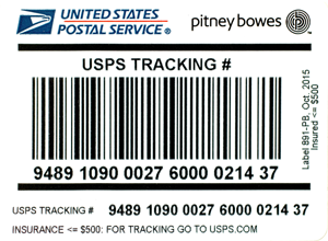 USPS IMpb Compliant Signature Confirmation Labels - Insurance less than $500 50 labelspack