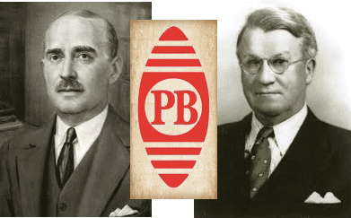 Image of Pitney and Bowes with first edition of the company logo