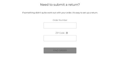Need to submit a return?
