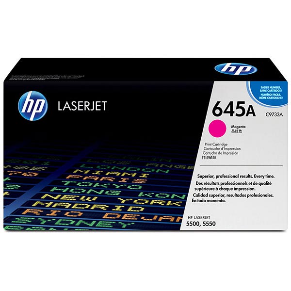 HP C9733A Magenta Color LaserJet Toner Cartridge (12,000 yield)