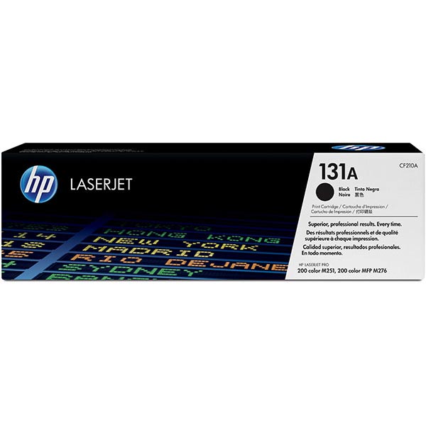 HP 131A (CF210A) Black Toner Cartridge (1,520 Yield)