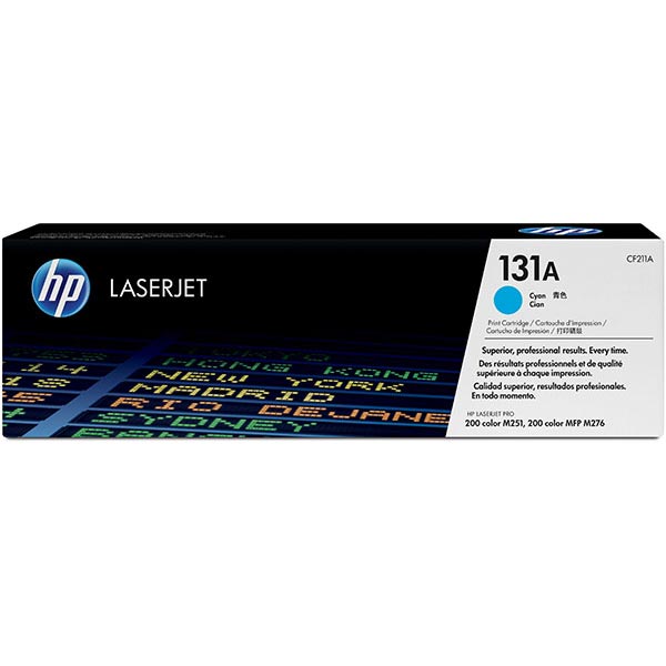 HP 131A (CF211A) Cyan Toner Cartridge (1,800 Yield)