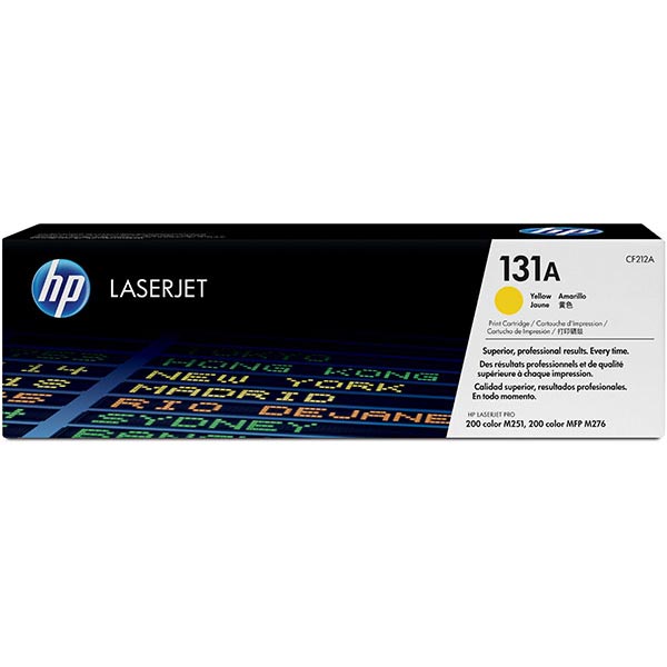 HP 131A (CF212A) Yellow Toner Cartridge (1,800 Yield)