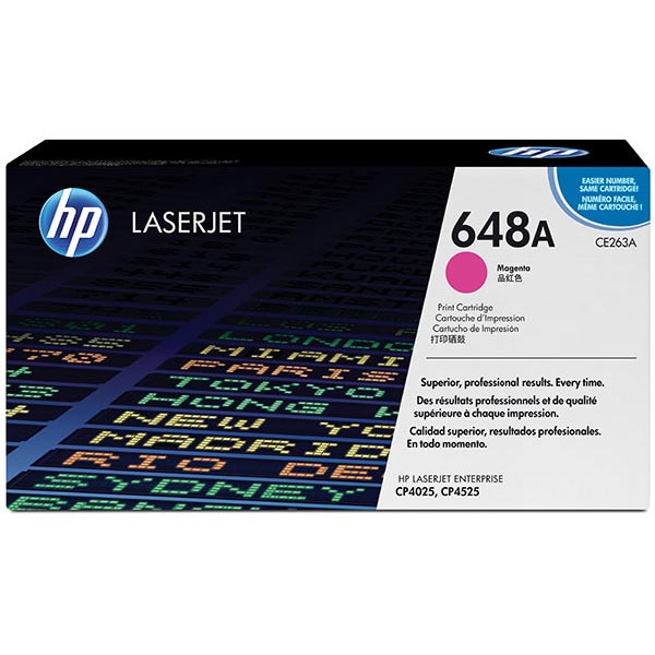 HP 648A (CE263A) Magenta Toner Cartridge (11,000 Yield)