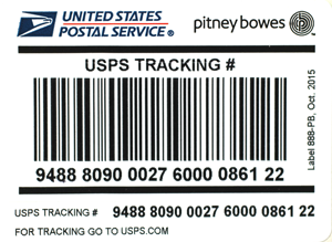 1000 TRACKING LABELS USPS APPROVED 20 Packs of 50 each 