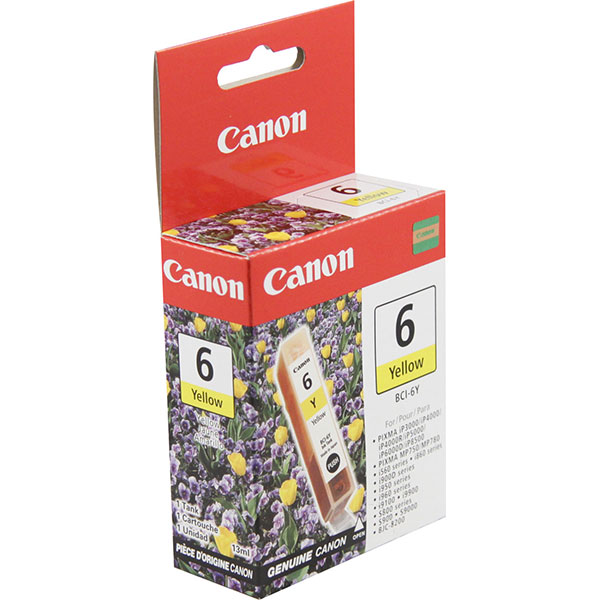 Canon BCI-6Y Yellow Ink Cartridge (370 yield)