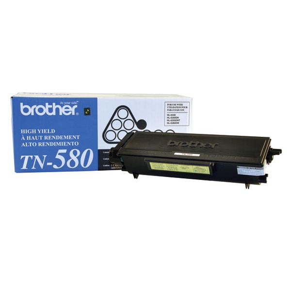 Brother TN580 High yield Toner Cartridge (7,000 yield)