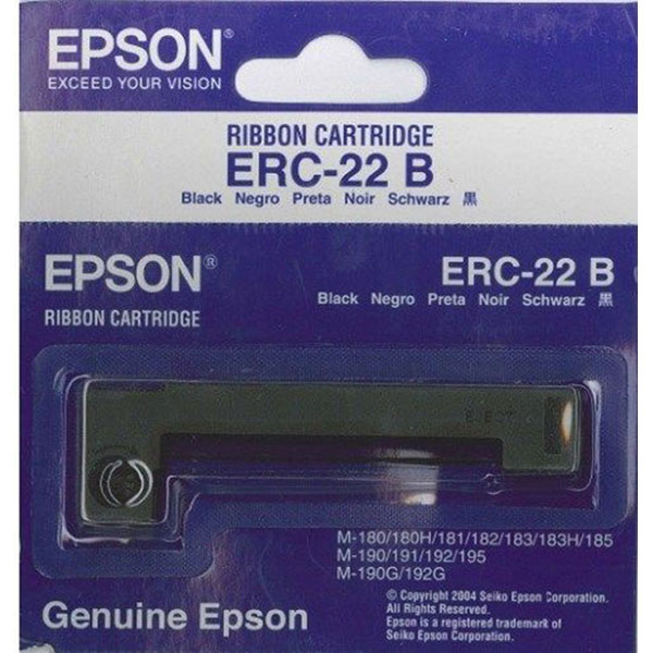 EPSON ERC-22B Black Fabric Ribbon Cassette