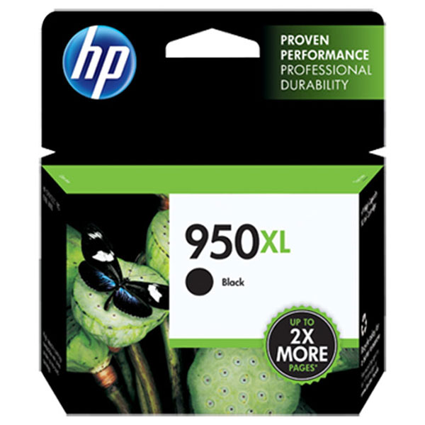 HP 950XL (CN045AN) High Yield Black Ink Cartridge (2,300 Yield)