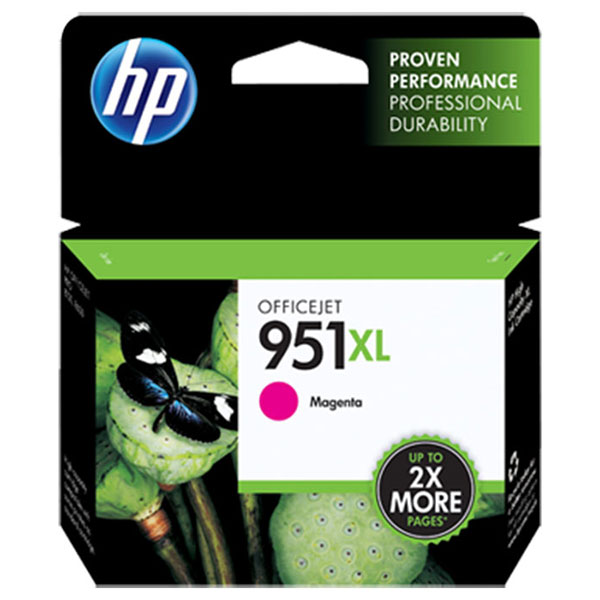 HP 951XL (CN047AN) High Yield Magenta Ink Cartridge (1,500 Yield)