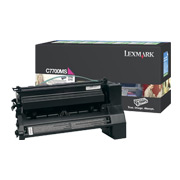 Lexmark C7700MS Magenta Standard Yield Toner (6,000 Yield)