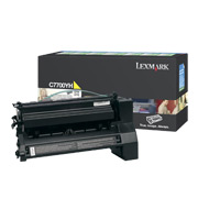 Lexmark C7700YH Yellow High Yield Toner (10,000 Yield)