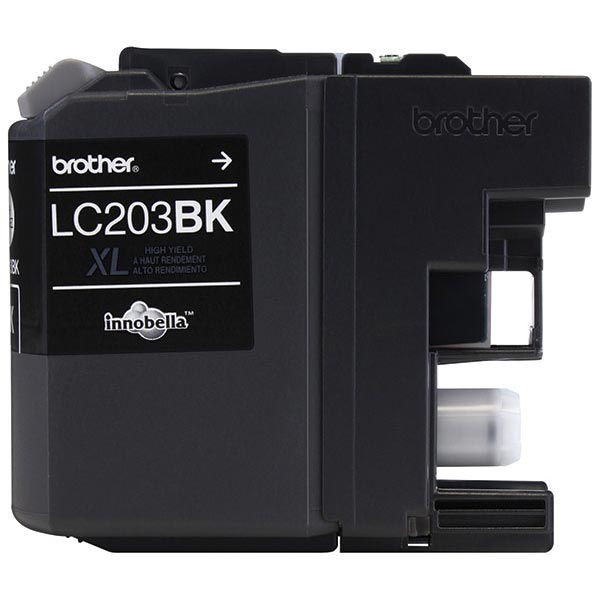 Brother (LC203BK) High Yield Black Ink Cartridge (550 Yield)