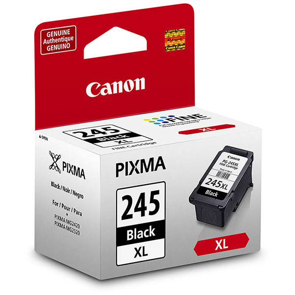 Canon PG-245XL (8278B001) High Yield Black Ink Cartridge (300 Yield)