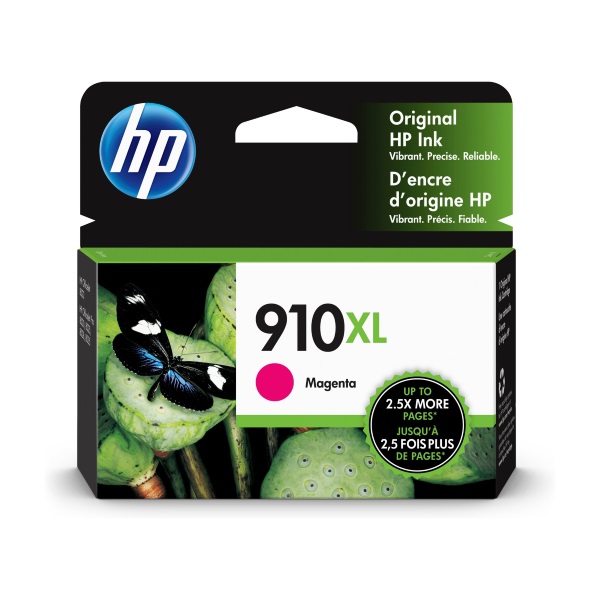 HP 910XL (3YL63AN) Magenta Ink Cartridge (825 Yield)