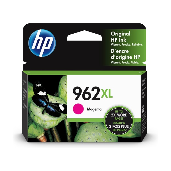 HP 962XL (3JA01AN) Magenta Ink Cartridge (1,600 Yield)