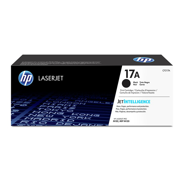 HP 17A (CF217A) Black Toner Cartridge (1,600 Yield)