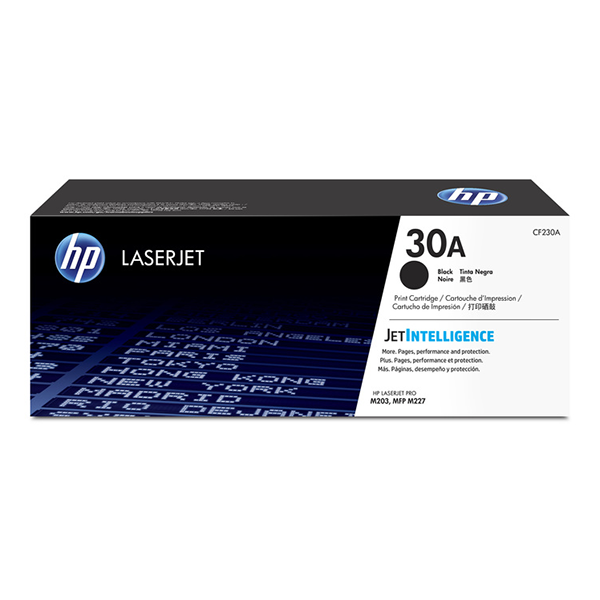 HP 30A (CF230A) Black Toner Cartridge (1,600 Yield)