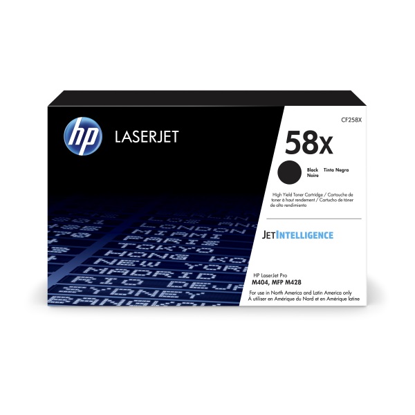 HP 58X (CF258X) High Yield Black Toner Cartridge (10,000 Yield)