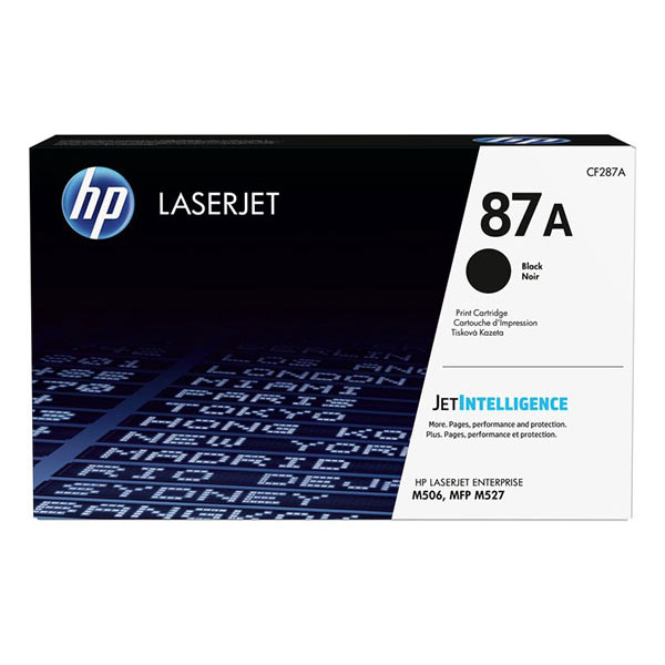 HP 87A (CF287A) Black Toner Cartridge (8,550 Yield)