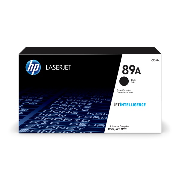 HP 89A (CF289A) Black Toner Cartridge (5,000 Yield)