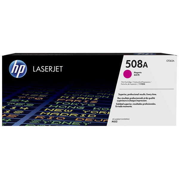 HP 508A (CF363A) Magenta Toner Cartridge (65,000 Yield)