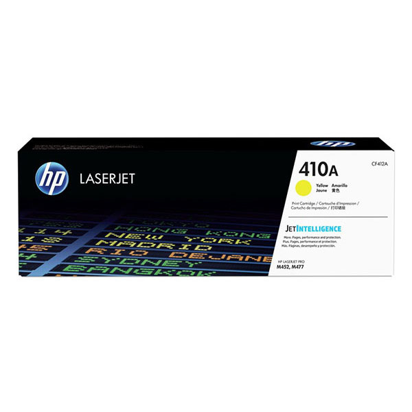 HP 410A (CF412A) Yellow Toner Cartridge (2,300 Yield)