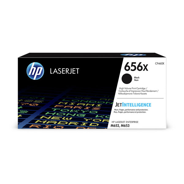 HP 656X (CF460X) High Yield Black Toner Cartridge (27,000 Yield)