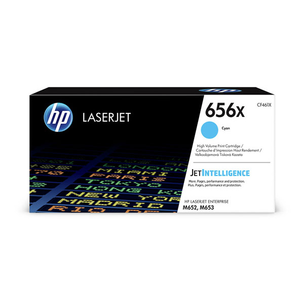 HP 656X (CF461X) High Yield Cyan Toner Cartridge (22,000 Yield)