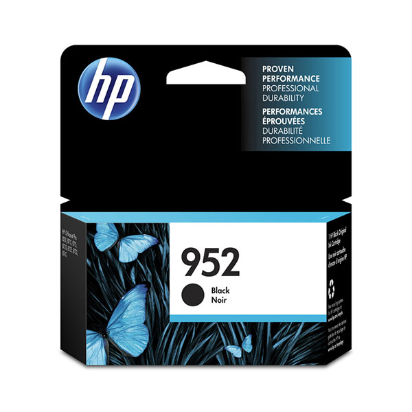 HP (F6U15AN) 952 Black Ink Cartridge (1,000 Yield)