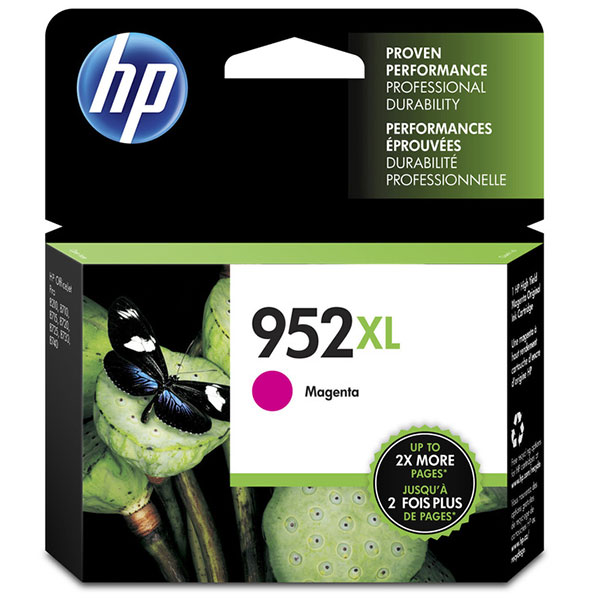HP 952XL (L0S64AN) High Yield Magenta Ink Cartridge (1,600 Yield)