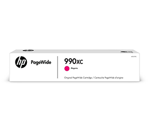 HP 990XC (M0K09XC) Magenta PageWide Cartridge, Yields up to 16,000 Pages