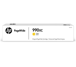 HP 990XC (M0K24XC) Yellow PageWide Cartridge, Yields up to 16,000 Pages