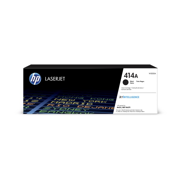 HP 414A (W2020A) Black Toner Cartridge (2,400 Yield)