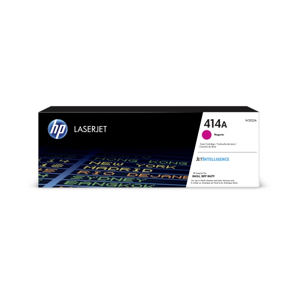 HP 414A (W2023A) Magenta Toner Cartridge (2,100 Yield)