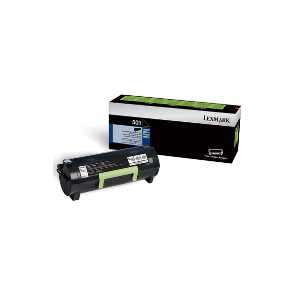 Lexmark (50F1H00) 501 Black Toner Cartridge (5,000 Yield)