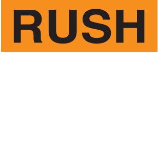 Rush Shipping Labels - 2