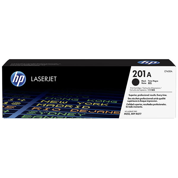 HP 201A (CF400A) Black Toner Cartridge (1,420 Yield)