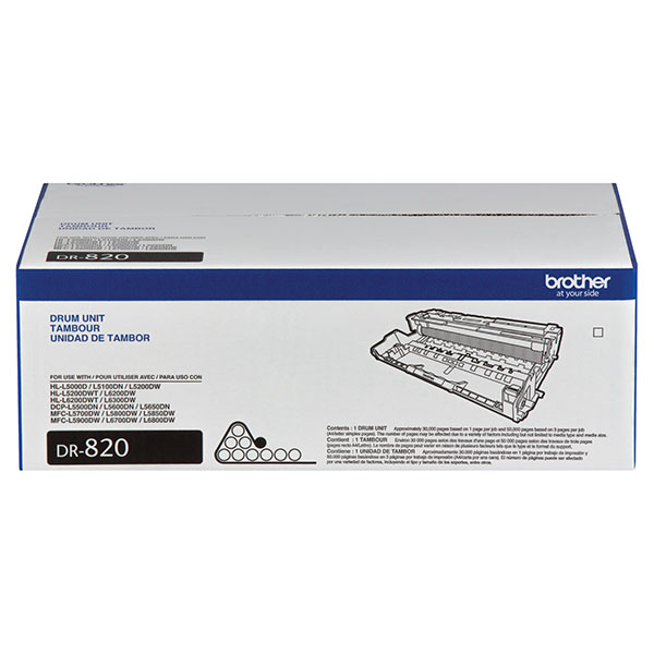 Brother Drum Unit Cartridge DR820 (30,000 Yield)