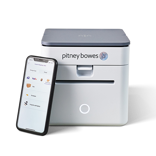 PitneyShip Cube Label Printer with Built-in Scale