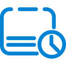 icon - calendar and clock for scheduling icon - calendar and clock for scheduling
