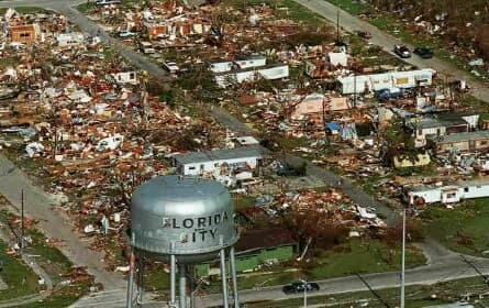 Image of Hurricane Andrew impact