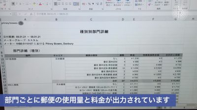 部門毎の集計レポートの取得方法 