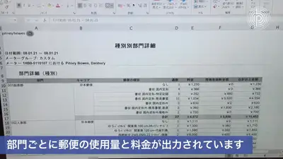 部門毎の集計レポートの取得方法 