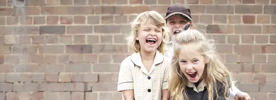 children laughing