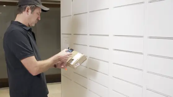 ​  Mailrooms & shared delivery areas