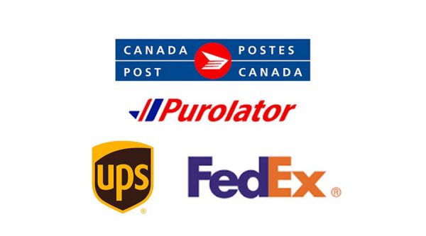 Puroltar, ups, fedex logos