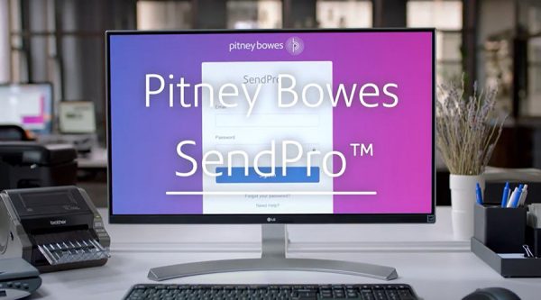 Pitney Bowes SendPro Screen