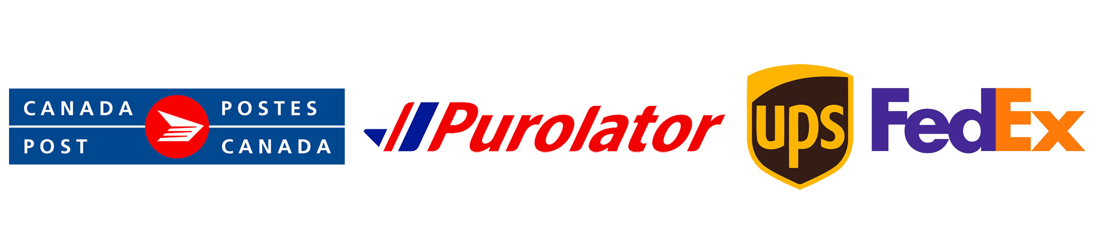 FedEX UPS Purolator Canada post logo