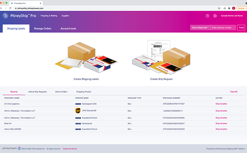PitneyShip Pro Shipping Solution